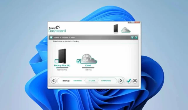 Seagate Dashboard funktioniert nicht: 5 Möglichkeiten zur Wiederherstellung