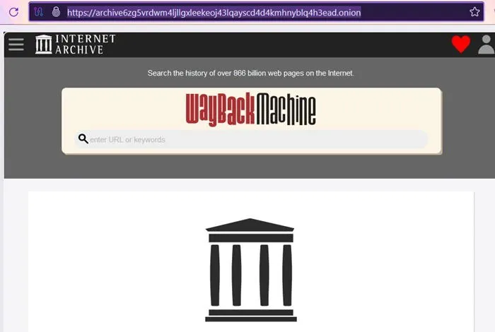 Los archivos de Wayback Machine en Internet.