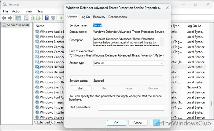SecurityHealthSystray.exe hohe CPU- und Speicherauslastung in Windows 11/10