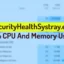 SecurityHealthSystray.exe의 CPU, 메모리, 디스크 사용량이 높음 [수정]