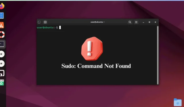 Come risolvere l’errore “sudo: comando non trovato” su Linux
