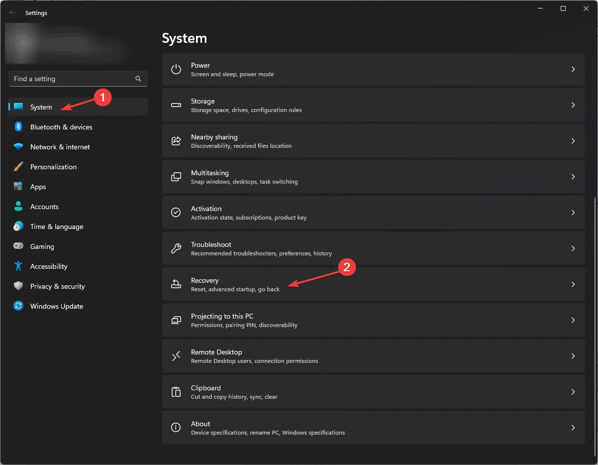 시스템 - 복구 Windows 11 - SCSI_DISK_DRIVER_INTERNAL