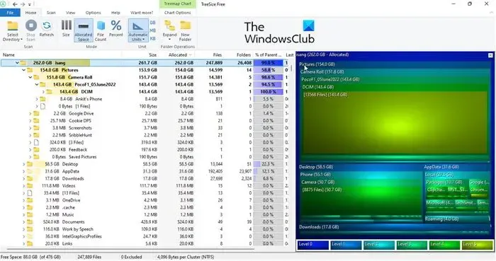 TreeSize 無料