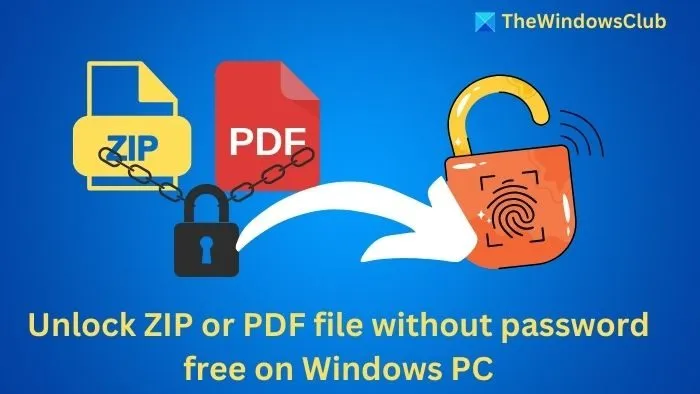 Ontgrendel ZIP- of PDF-bestand zonder wachtwoord