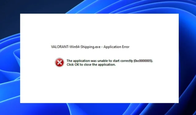 Errore Valorant Win64 Shipping Exe: 5 modi per risolverlo