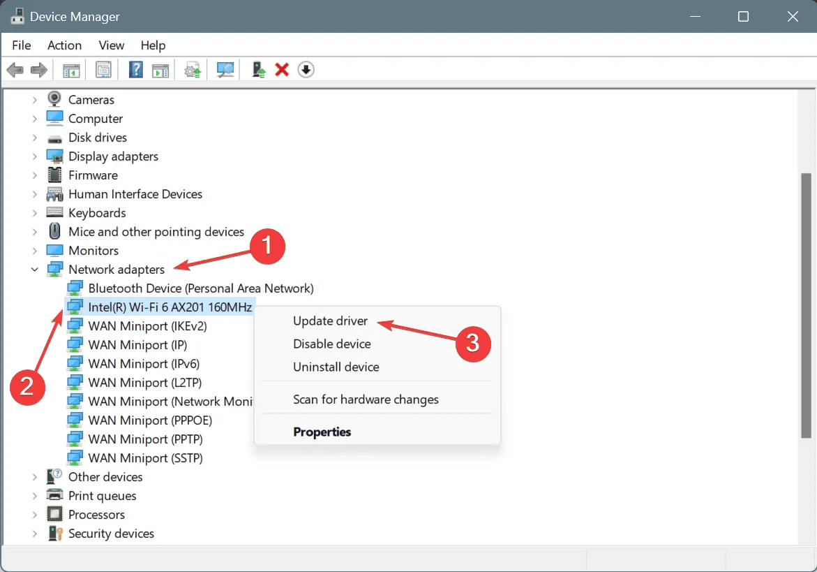 atualizar driver gerenciador de dispositivos