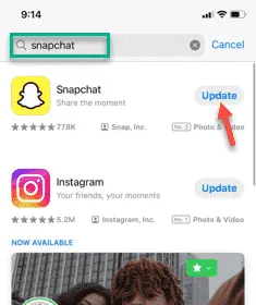 更新 Snapchat 分鐘 e1724256086707