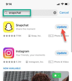 更新 Snapchat 分鐘 e1724870073980