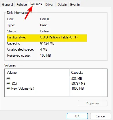 volume partitie stijl