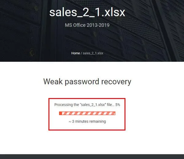 Recupero password debole