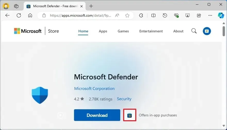 Instalar Microsoft Defender en Windows 11