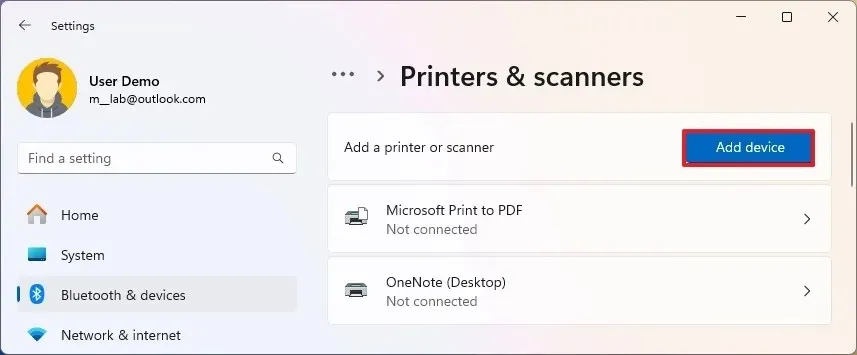 Windows 11 optie printers en scanners toevoegen