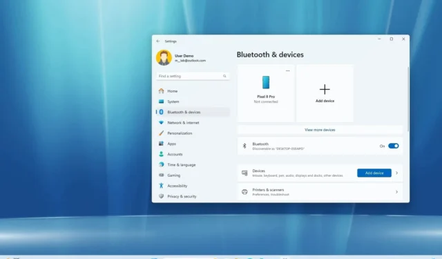 Comment connecter n’importe quel appareil Bluetooth sous Windows 11