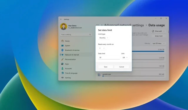 Jak ustawić limit wykorzystania danych sieciowych w systemie Windows