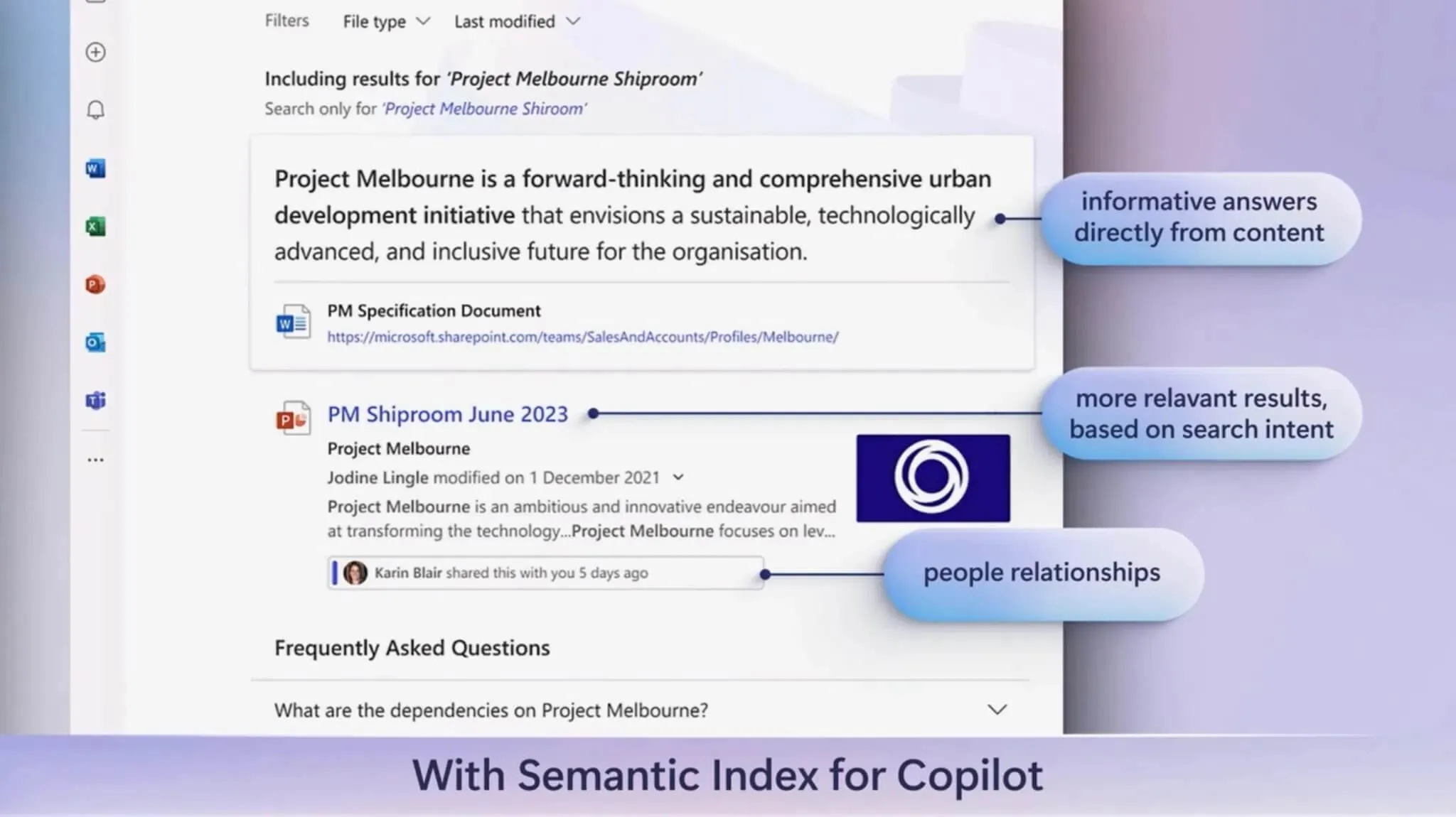 Index sémantique Windows pour Copilot