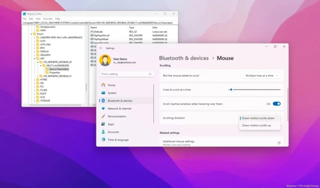 So ändern Sie die Maus-Scrollrichtung unter Windows 11