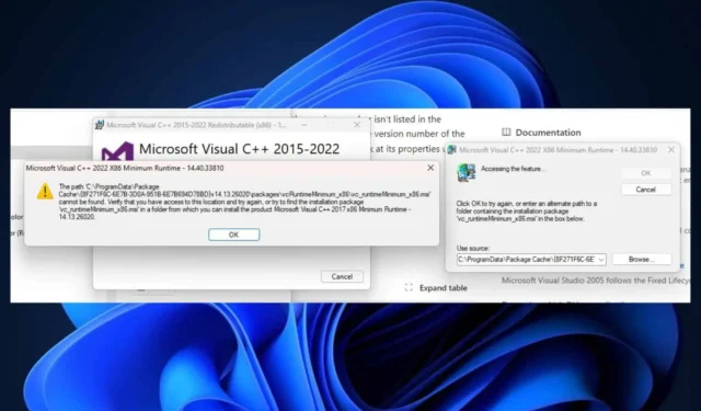 L’aggiornamento da Windows 10 a Windows 11 comporta un frustrante bug pop-up di Visual C++ 2022, ma ci sono modi per risolverlo