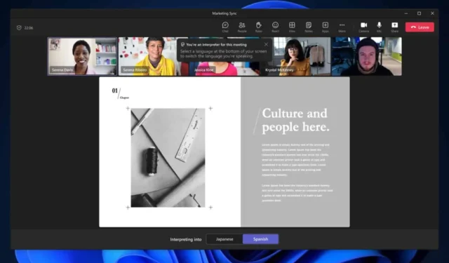 Microsoft Teams introduit une fonctionnalité de traduction bidirectionnelle pour plusieurs langues