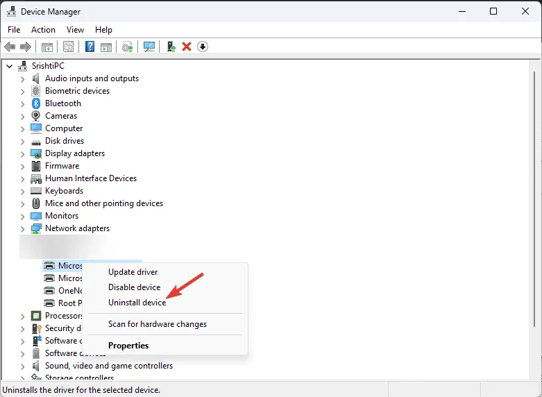 Desinstalar dispositivo - ERROR_DRIVE_LOCKED