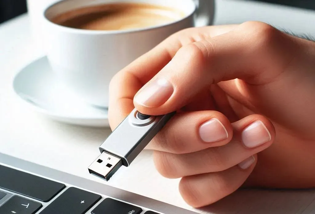 Odłączanie dysku flash USB od komputera