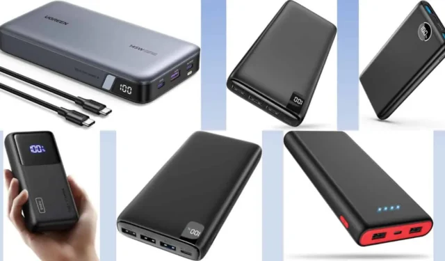 Top 6 draagbare opladers: de beste 25000mAh powerbanks