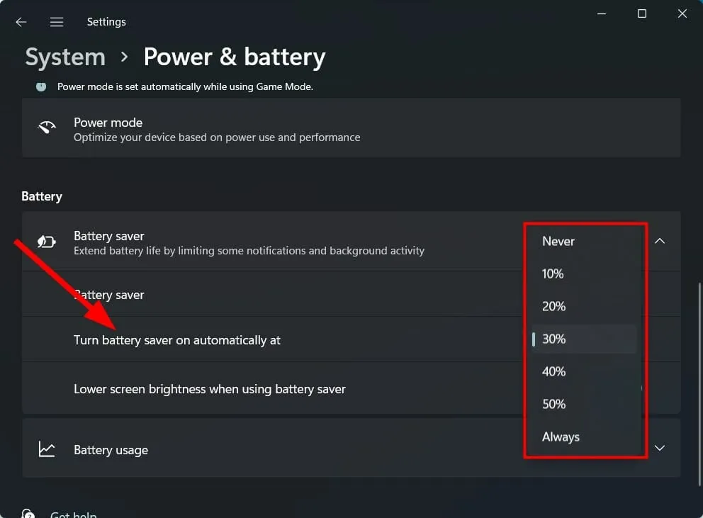 migliore efficienza energetica windows 11 4