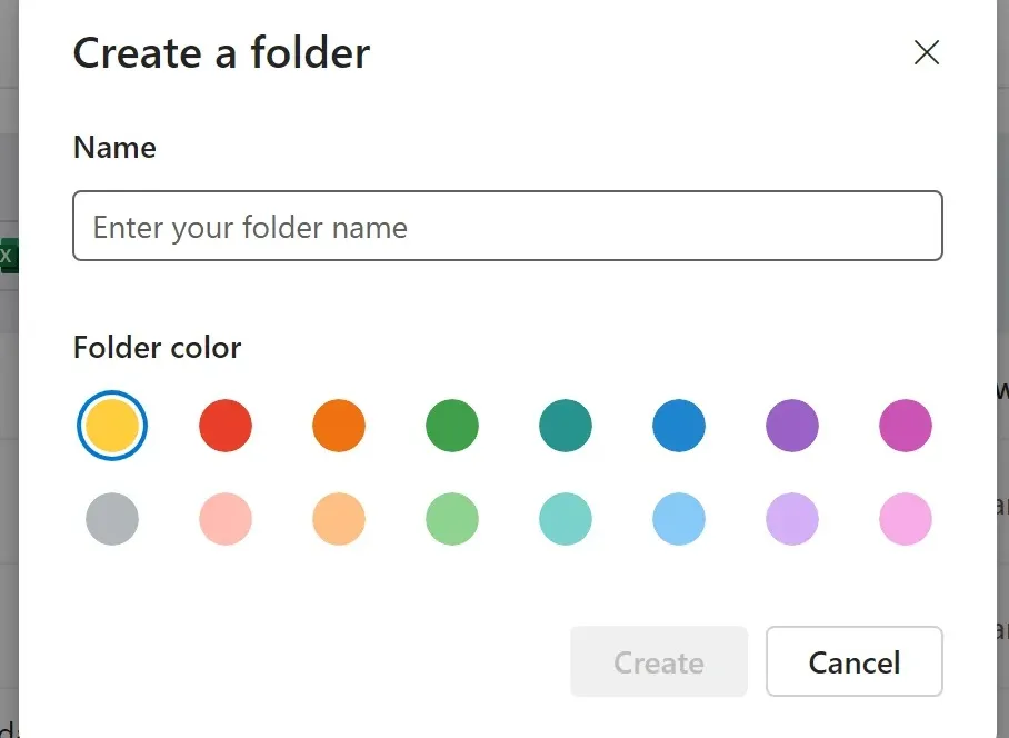 Colourful OneDrive folder in Windows 11