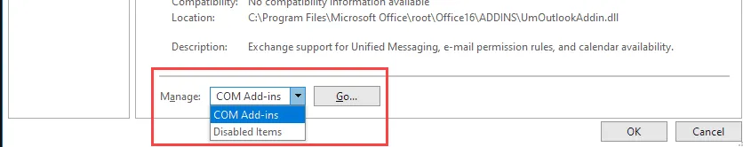 com-invoegtoepassingen outlook