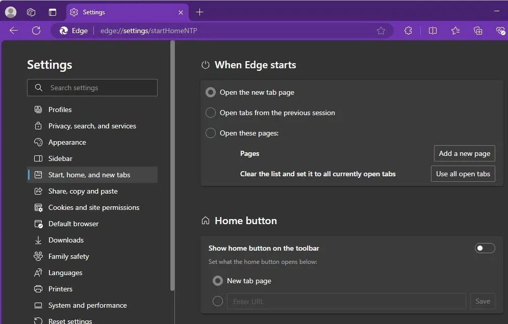 自訂 Microsoft Edge 的新分頁和首頁。