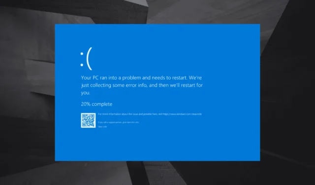 Hoe u de Dirty Mapped Pages Congestion BSoD-fout 0xEB kunt oplossen