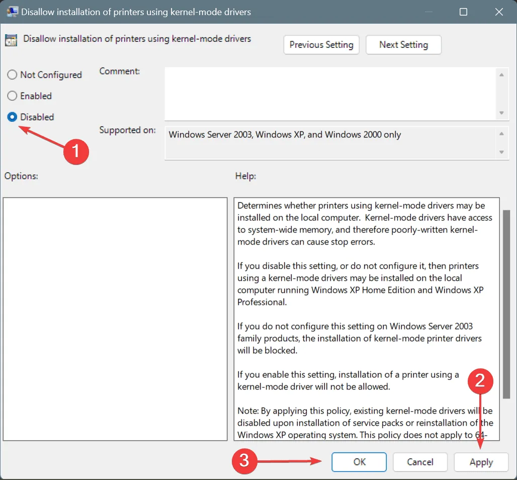 uitschakelen om ERROR_KM_DRIVER_BLOCKED te repareren