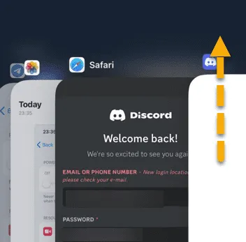 discord sluit min