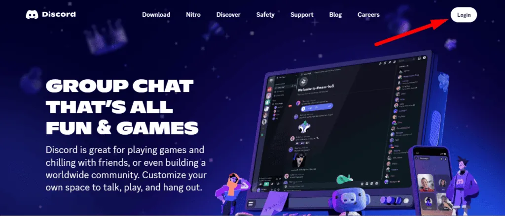 Discord 웹사이트