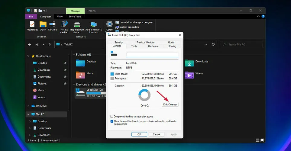 como fazer limpeza de disco no windows 11