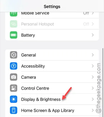 display and brightness min