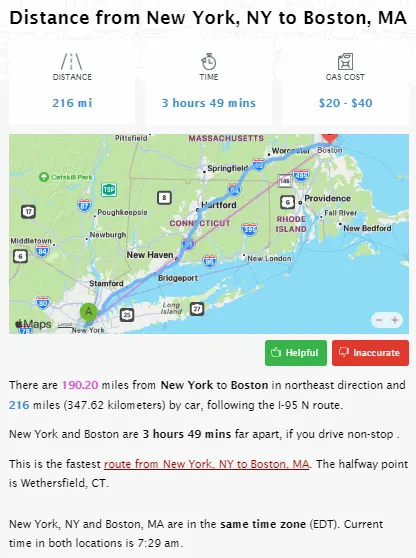 Vind de afstand tussen twee steden met de website Distance Between Cities.