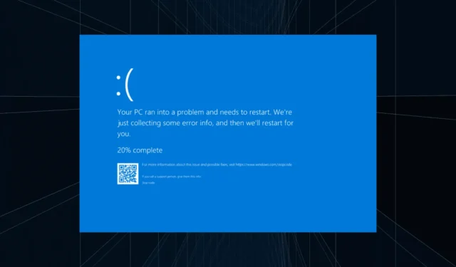 DRIVER_USED_EXCESSIVE_PTES ブルースクリーン (BSOD) を修正する 7 つの効果的なソリューション