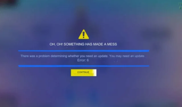 How to Fix Error 6 in Fortnite: 5 Easy Solutions