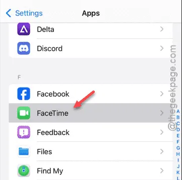 FaceTime minimum