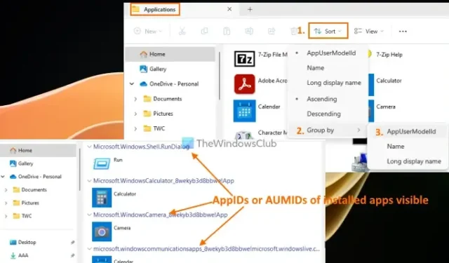 Guide étape par étape pour trouver l’ID de modèle d’utilisateur d’application (AppID) pour les applications installées dans Windows 11