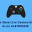 エラー 0x97DD001E のトラブルシューティング: Xbox Live に正常に接続する方法