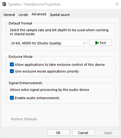 Résoudre les problèmes audio Realtek