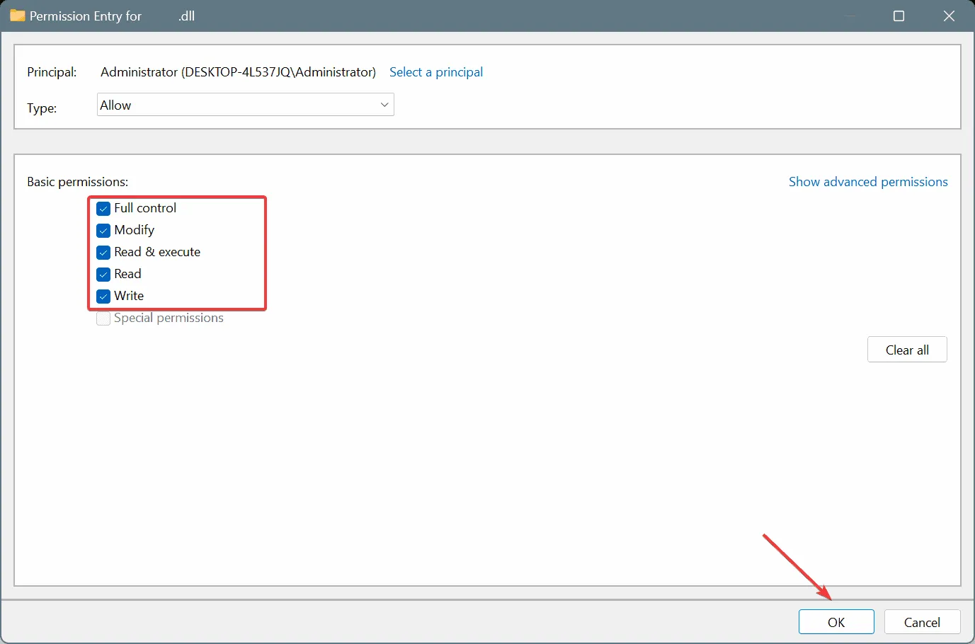 Control total para reparar AnselSDK64.dll