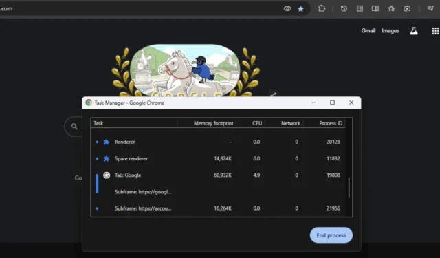 Google Chrome Task Manager erhält grundlegendes Redesign-Update