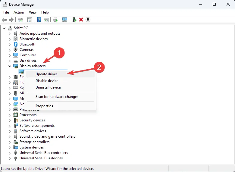 Actualización del controlador ERROR_DRIVE_LOCKED