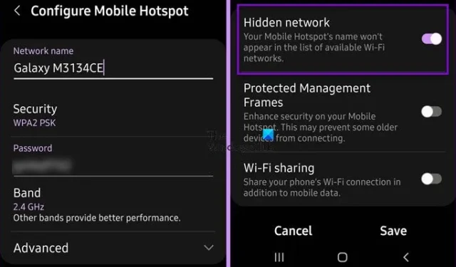 Guia passo a passo para ocultar o SSID do hotspot e tornar sua conexão privada no Windows 11