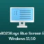 Beheben Sie usb80236.sys BSOD-Probleme in Windows 10 und 11