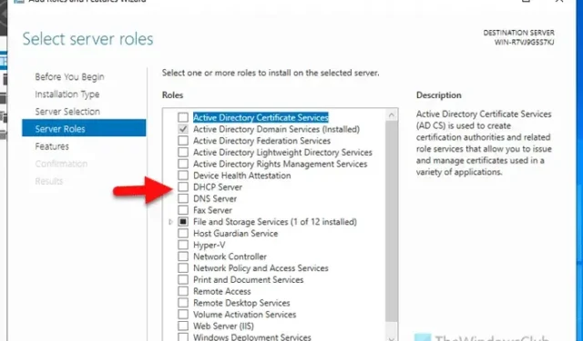 Stapsgewijze handleiding voor het installeren van een DHCP-server op Windows Server