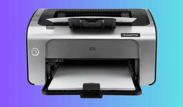 Stapsgewijze handleiding voor het installeren van de HP LaserJet P1108-driver op uw pc