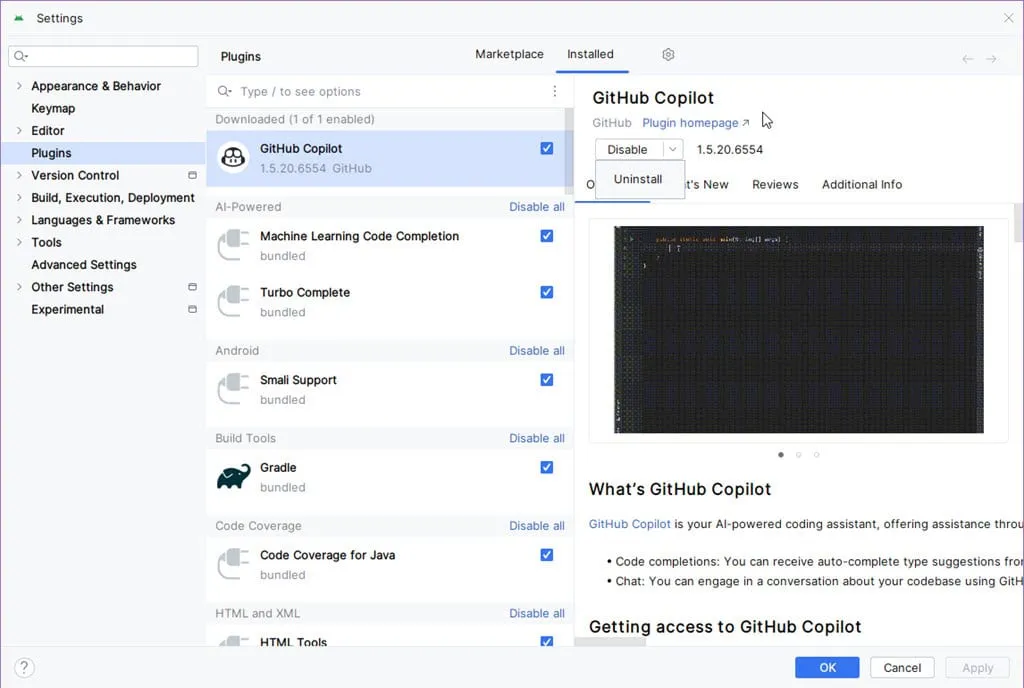 Integración con otras aplicaciones github copilot